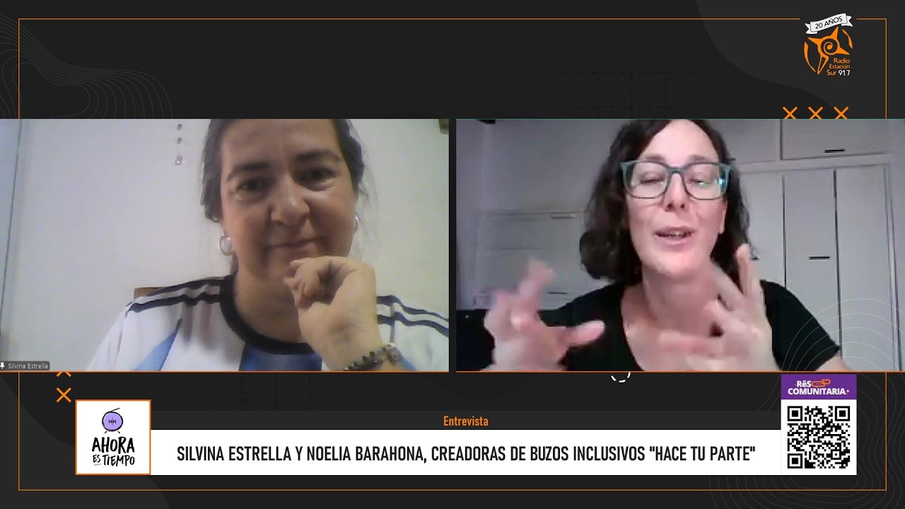 Silvina Estrella y Noelia Barahona, creadoras de buzos inclusivos 
