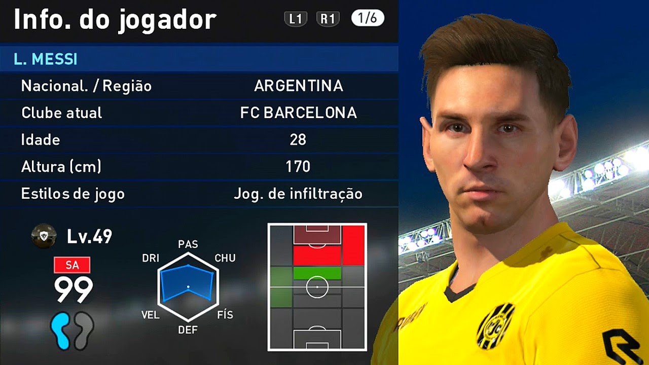 PES 2016 myClub - O TAL MESSI 99 !!! (Gameplay Online)