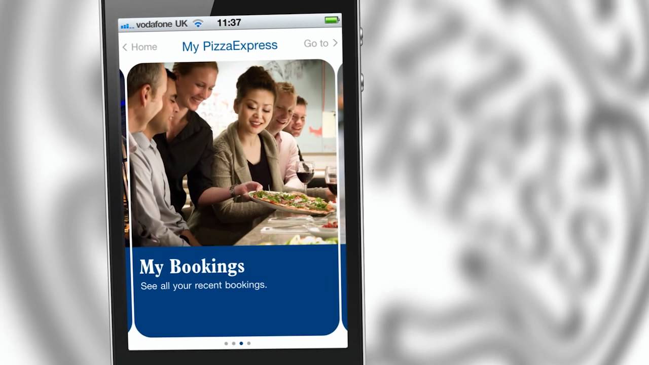 How the Pizza Express PayPal app works