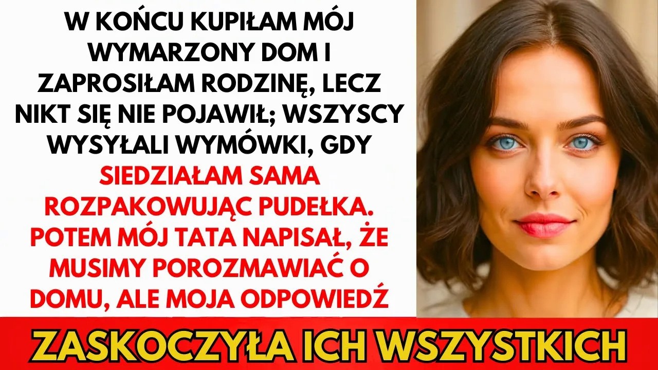 Wreszcie Kupiłam Wymarzony Dom I Zaprosiłam Rodzinę, Wszyscy Odmówili...