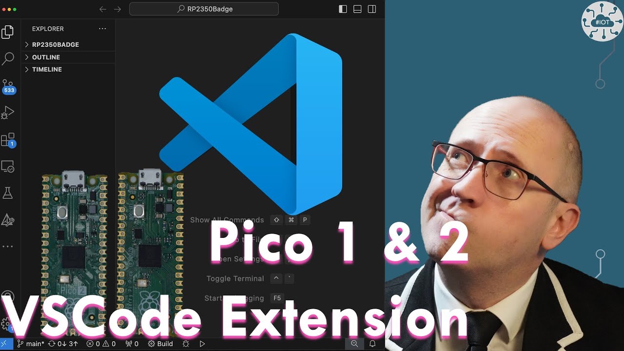 Расширение VSCode для Raspberry Pi Pico 1 и 2 | DrJonea.co.uk