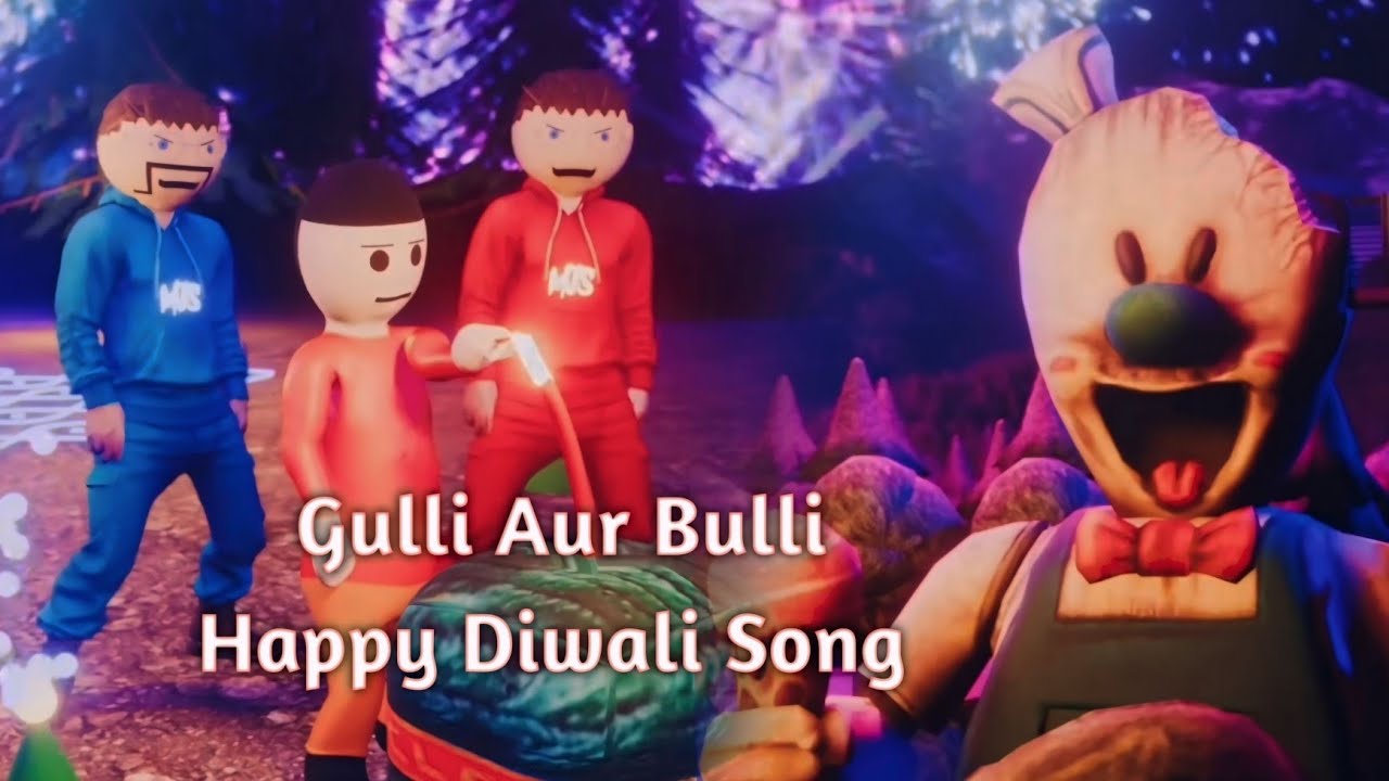 Gulli Bulli Aur Shaun Happy Diwali Song| Gulli Bulli Cartoon | Khooni Baba | MJR |