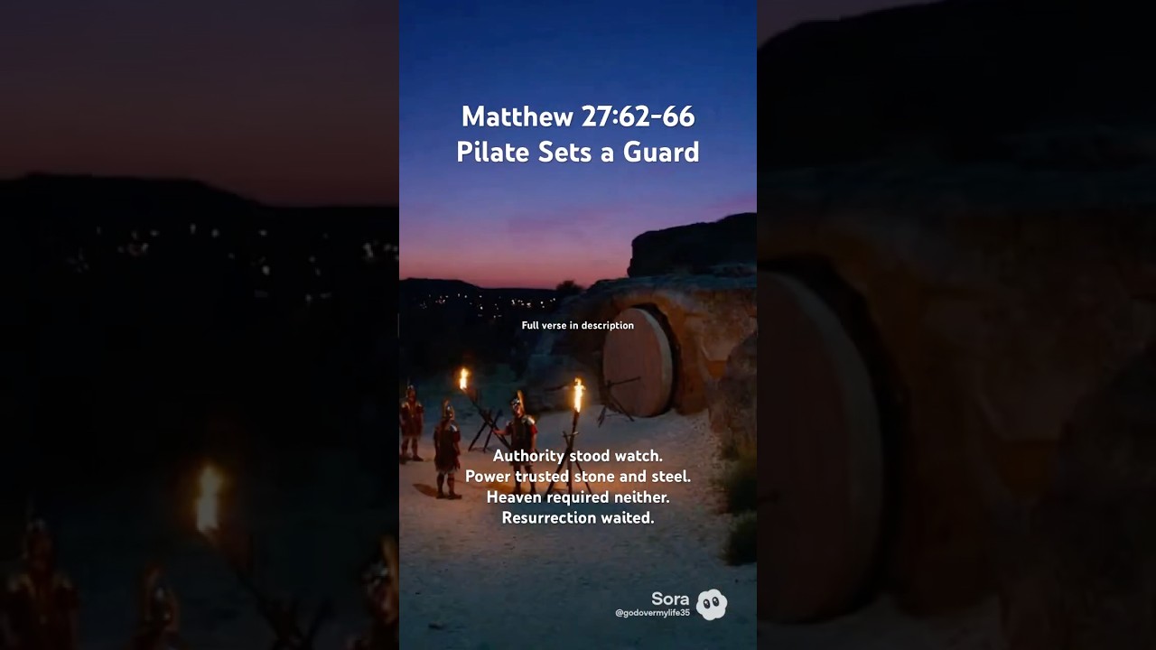 Matthew 27:62-66 Pilate Sets a Guard