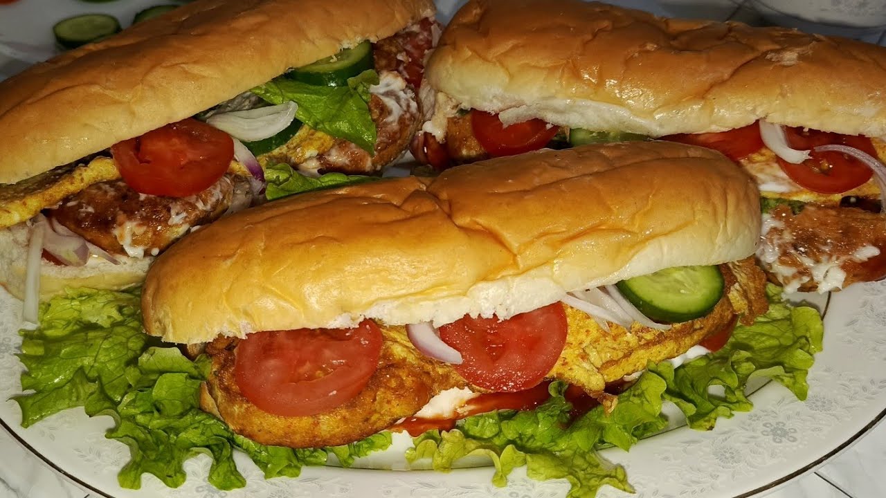 Street Style Bun Kabab Recipe| Anday Wala Burger| Shami Bun Kabab Recipe| Egg Burger Recipe 