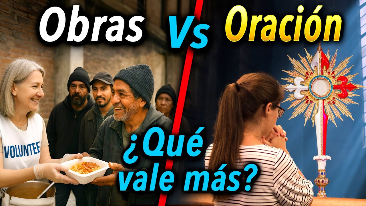 🎙 ¿Qué prefiere DIOS? mi Oración o mis Obras - Podcast Salve María #201