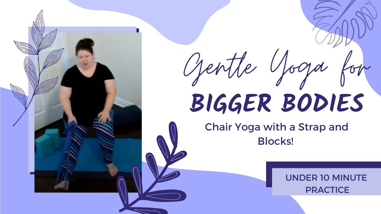 Plus Size Chair Yoga Practice in Under 10 Minutes l Plus Size Yoga