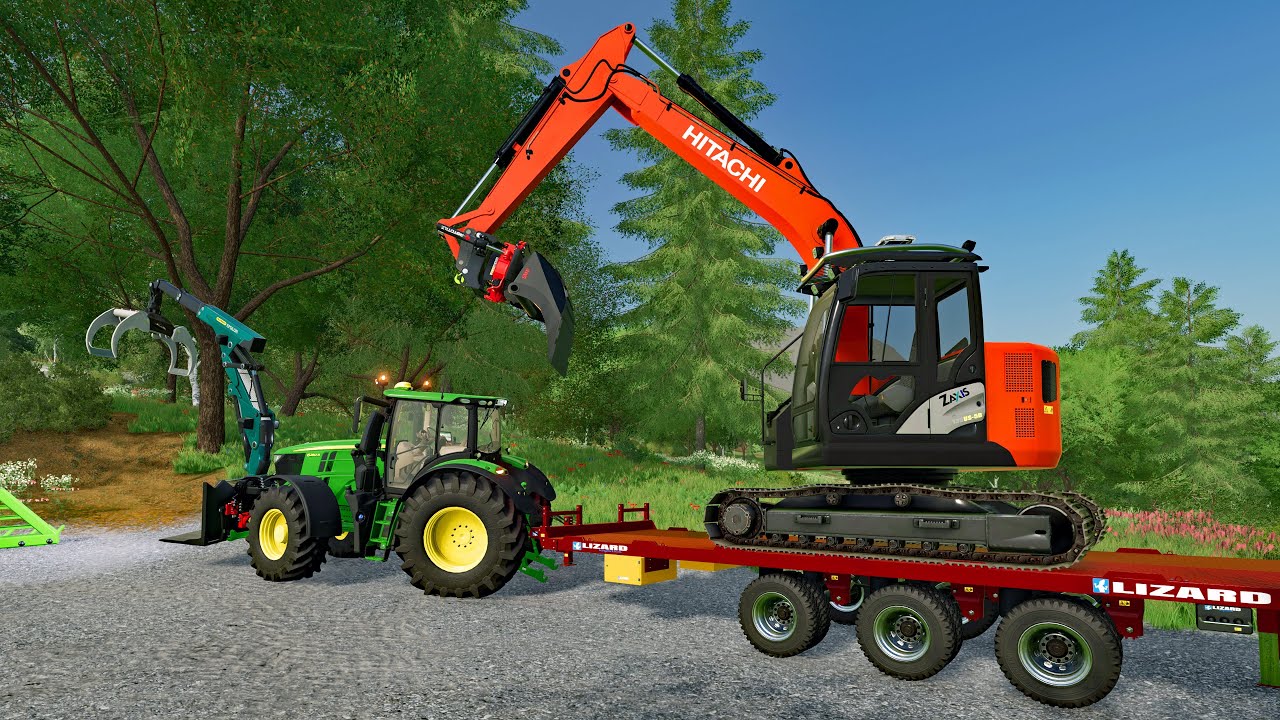 FS22 - Map Waldstetten 011 🇩🇪🚛🚧 - Forestry, Farming and Construction - 4K