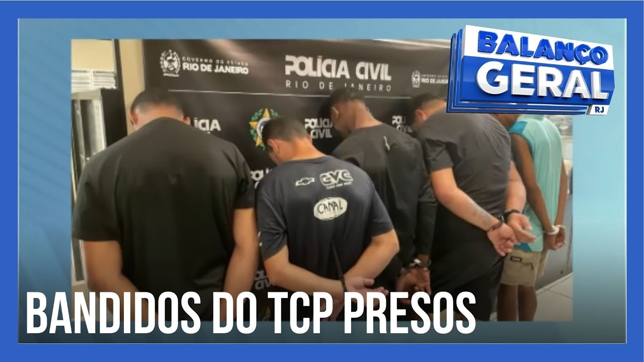 CINCO BANDIDOS DO TCP DE BELFORD ROXO PRESOS