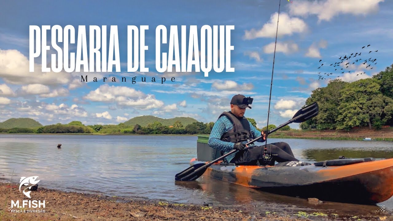 Pesquei pela primeira vez de caiaque , será que deu bom? Carnaubal Maranguape-CE