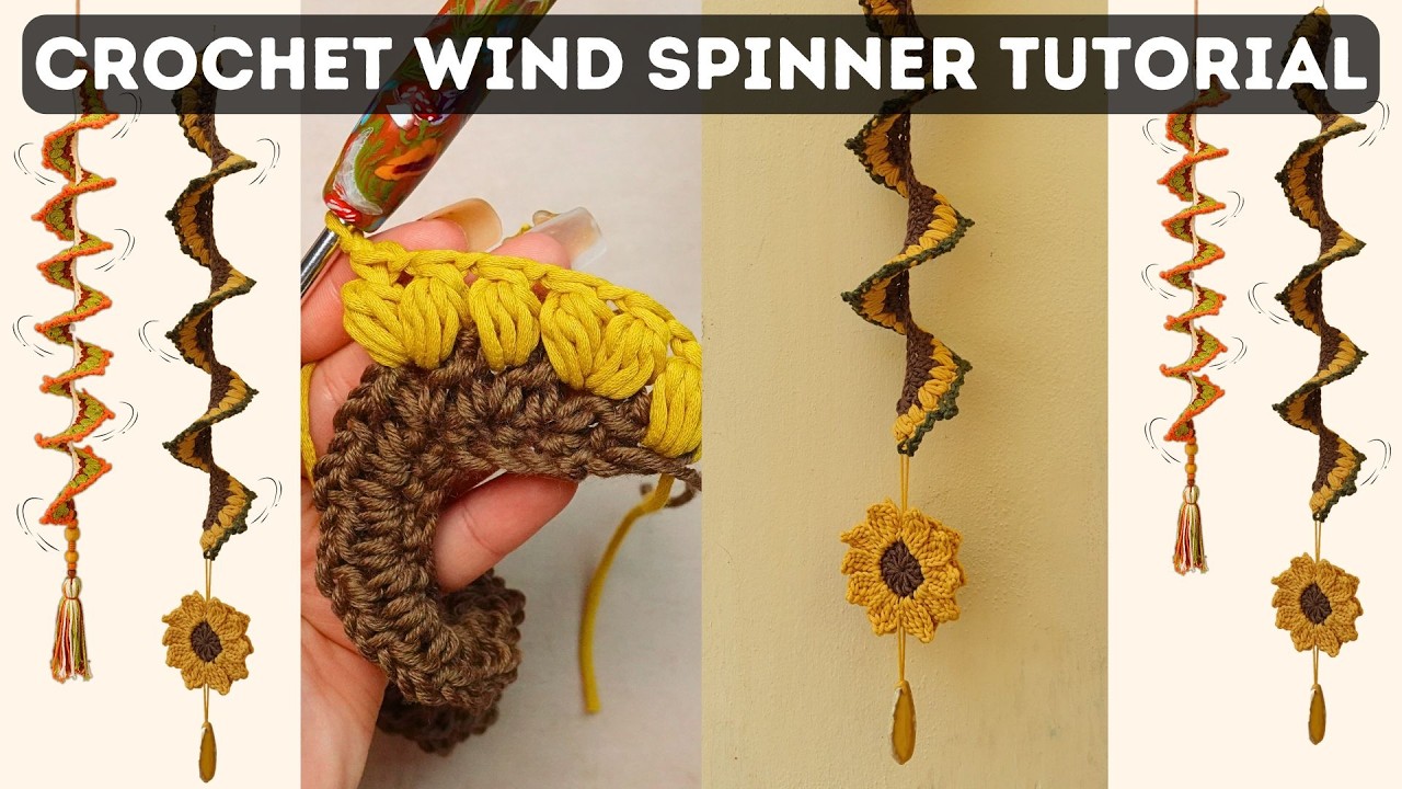 Простой урок по вязанию крючком Wind Spinner *САМЫЙ ЛУЧШИЙ!* Brunaticality