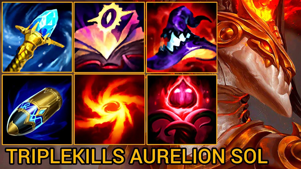 Crazy Damage Aurelion Sol Assasin Triplekills - China Wild Rift Highlights By Tiarty