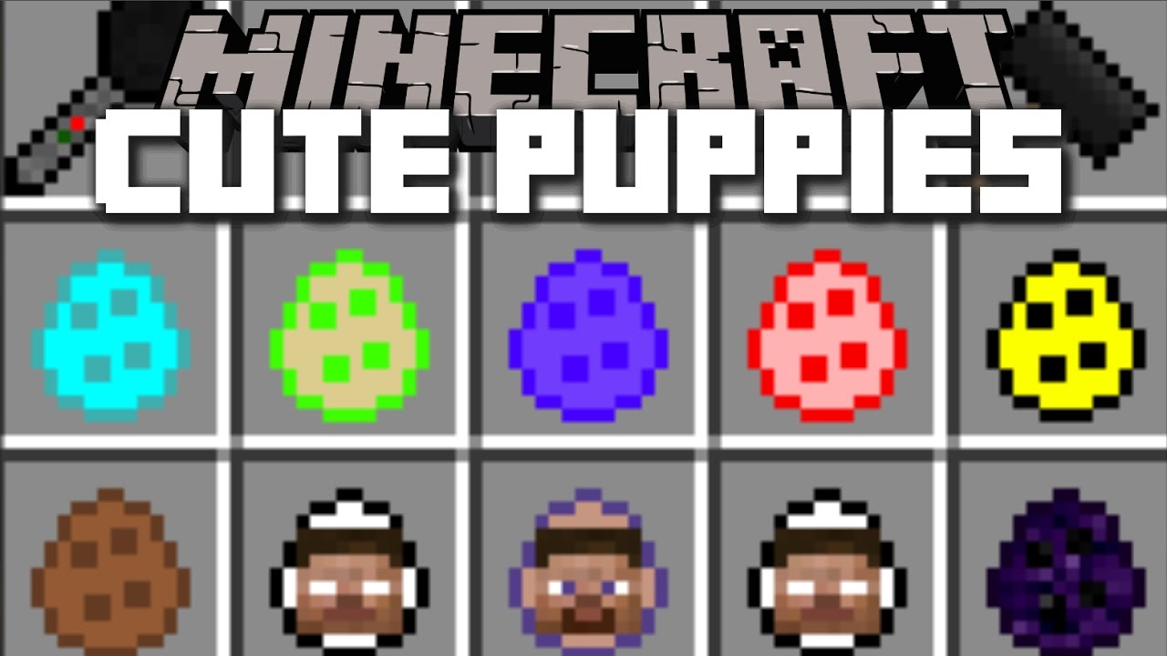 Minecraft PUPPY MOD / FIND YOUR PERFECT PUPPY AND KEEP THEM!! Minecraft