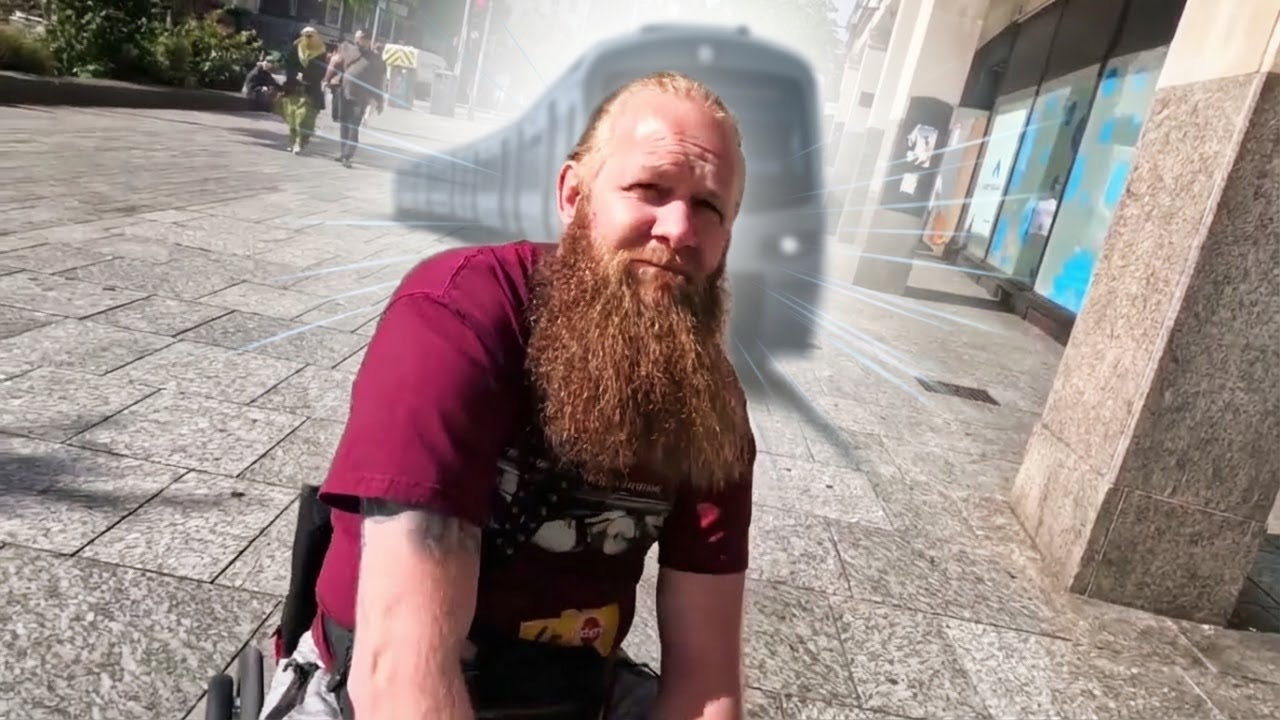 Man who was run down by a train at 90 mph gets up and walks. 