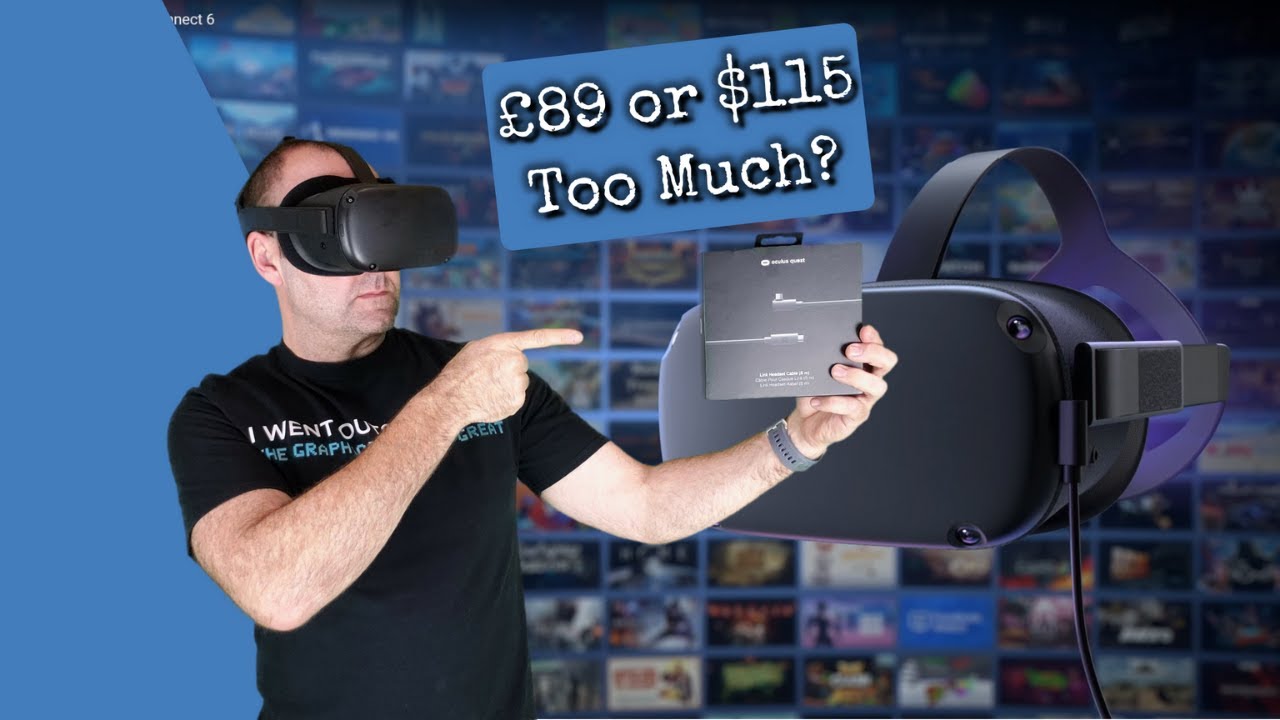 Official Oculus Link Cable Review in under 5 Minutes - Too Expensive?