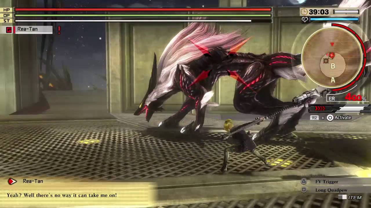 GOD EATER 2 RAGE BURST - The Fall of Megiddo Solo (Charge Spear; Crescendo)