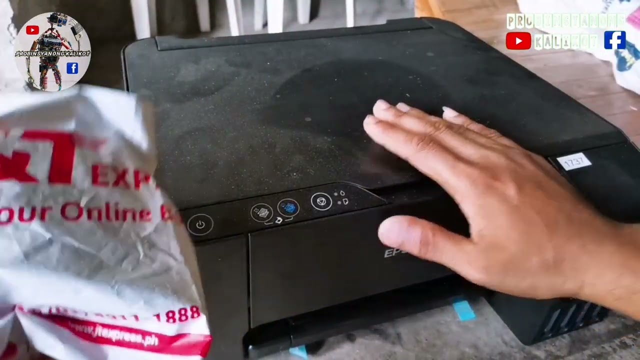 epson l3110,paper jam and stop printing.print head sensor ribbon damage,ribbon disassemble...