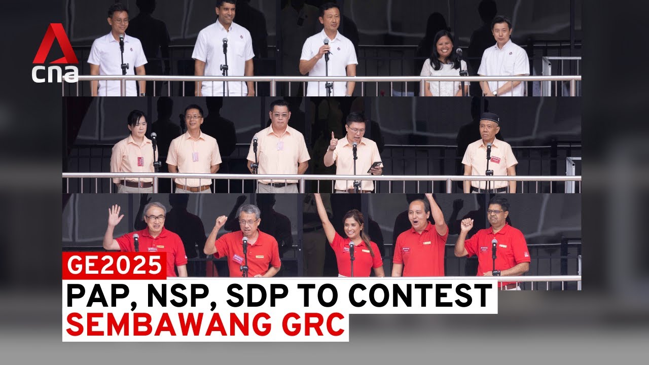 GE2025 Nomination Day: NSP, SDP and PAP speeches for Sembawang GRC