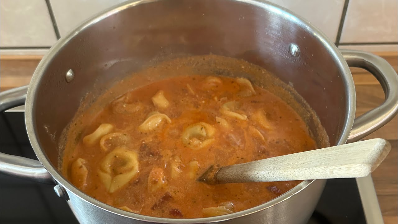 Tortellini Suppe 🥘 sooo cremig, einfach und lecker ❤️
