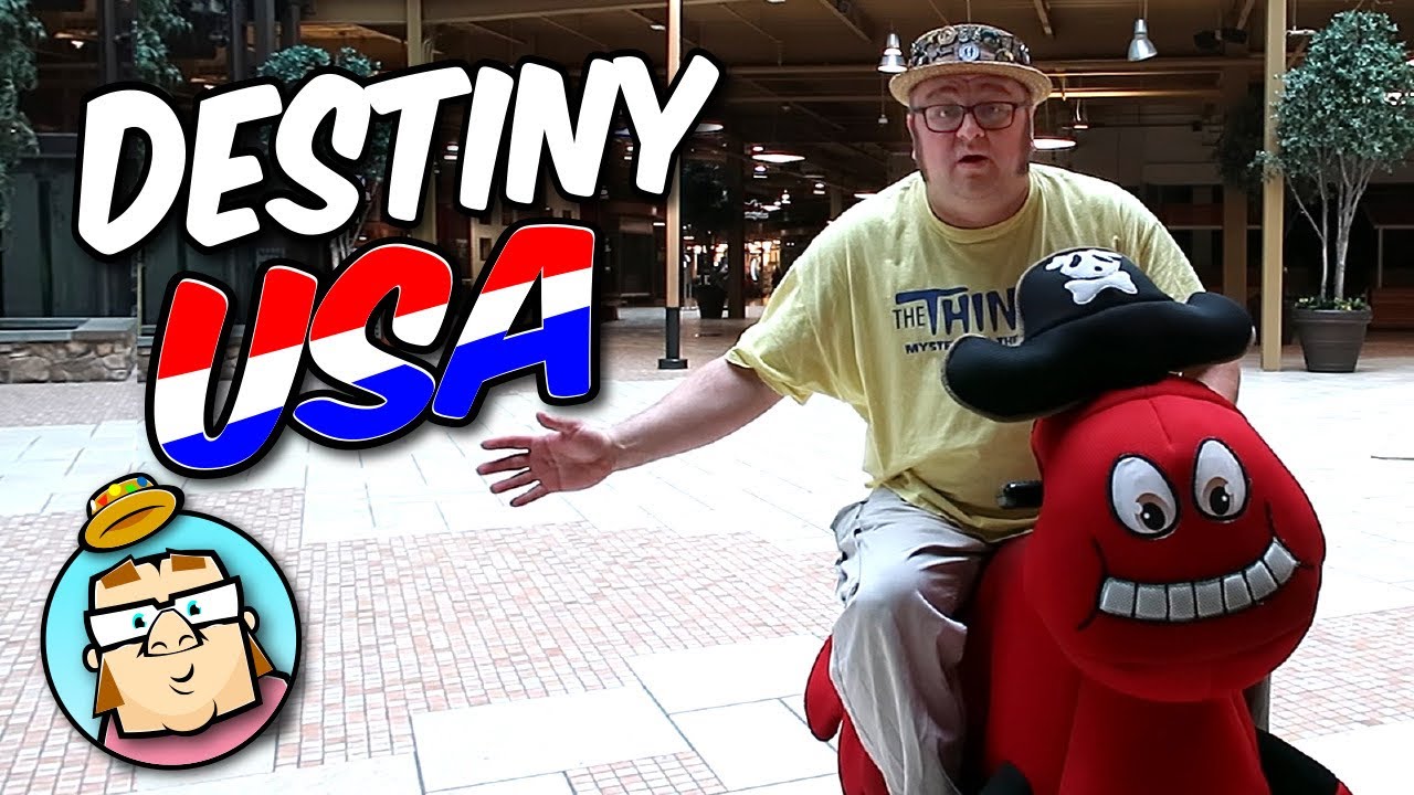 Destiny USA - Riding a Giant Pirate Lobster - Wonderworks Inside a Mall - Syracuse, NY