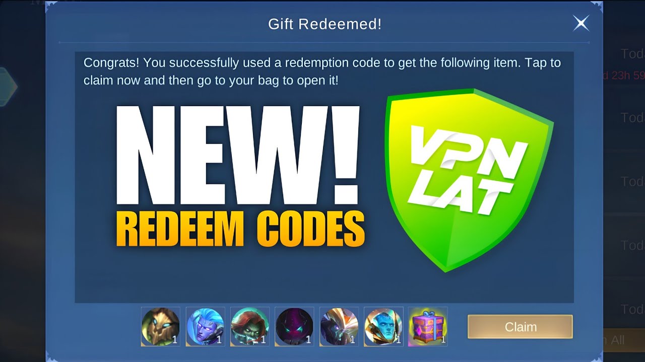 NEW SKINS & HEROES REDEEM USING VIETNAM VPN IN MOBILE LEGENDS