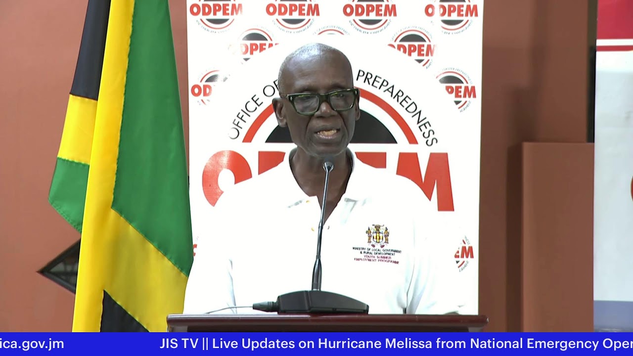 JISTV | Live Updates On Hurricane Melissa | Press Briefing | October 28, 2025