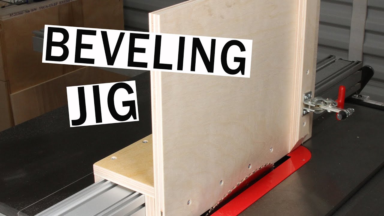 BEVELING CUTTING JIG FOR THE TABLE SAW