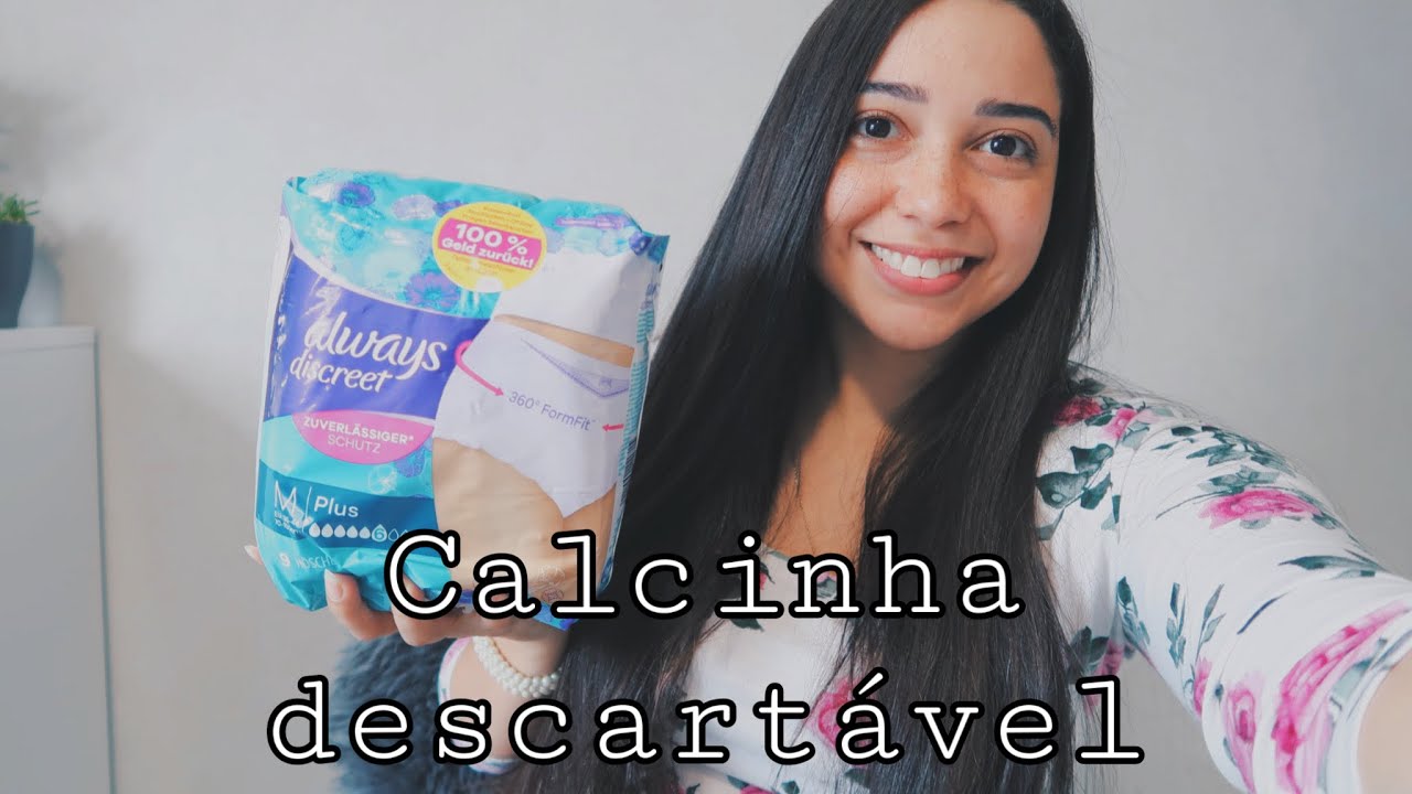 Minha experiência com a calcinha absorvente /pós parto /incontinência urinária.