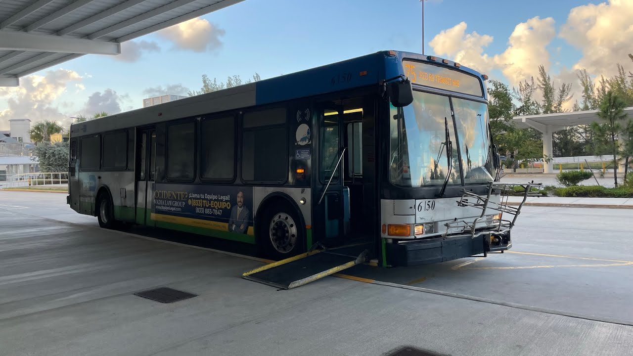 Miami Dade Transit: Ride On-Board 2006 NABI 40 LFW #6150