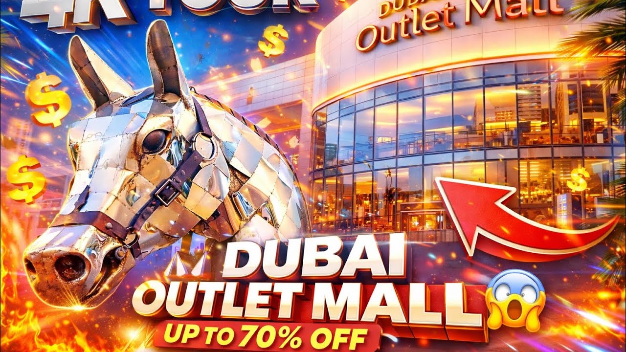 Dubai Outlet Mall 4K Tour | Up To 70% Off Best Shopping Deals 😱|explore with Sahil