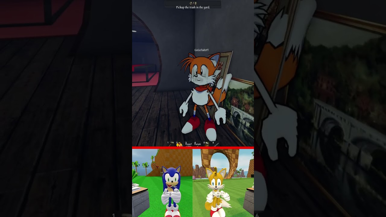🦔 Sonic Plays Roblox 67 Kid Horror with Tails!