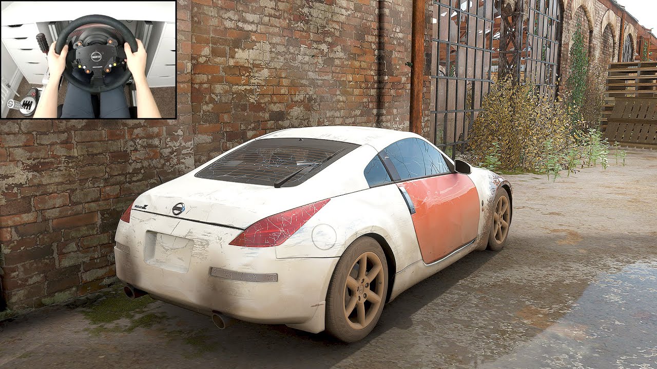 Rebuilding Nissan 350z - Forza Horizon 4 (Steering Wheel + Shifter) Gameplay