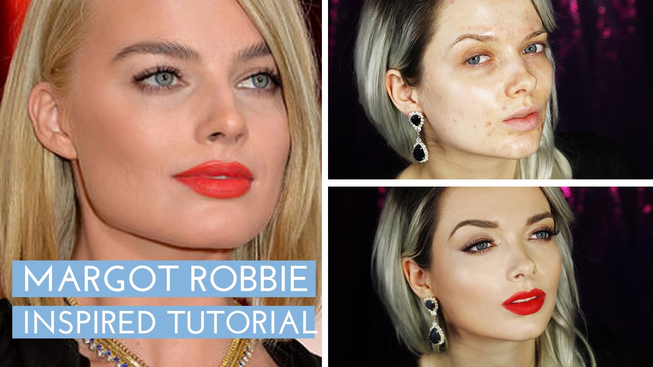 Margot Robbie Inspired Oscars 2015 Makeup Tutorial // MyPaleSkin