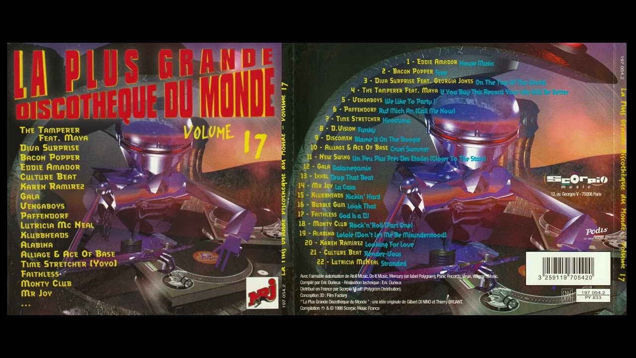 La plus grande discoth&egrave;que du monde vol.17 💿✨Compilation compl&egrave;te sortie en 1998✨💿
