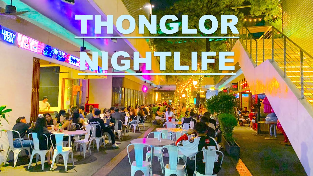 (4K)Thonglor Nightlife.|Bangkok,Thailand.