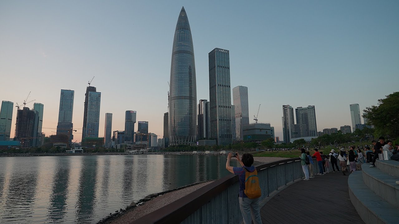 [4K] China City walking. Shenzhen Talent Park, Guangdong, China