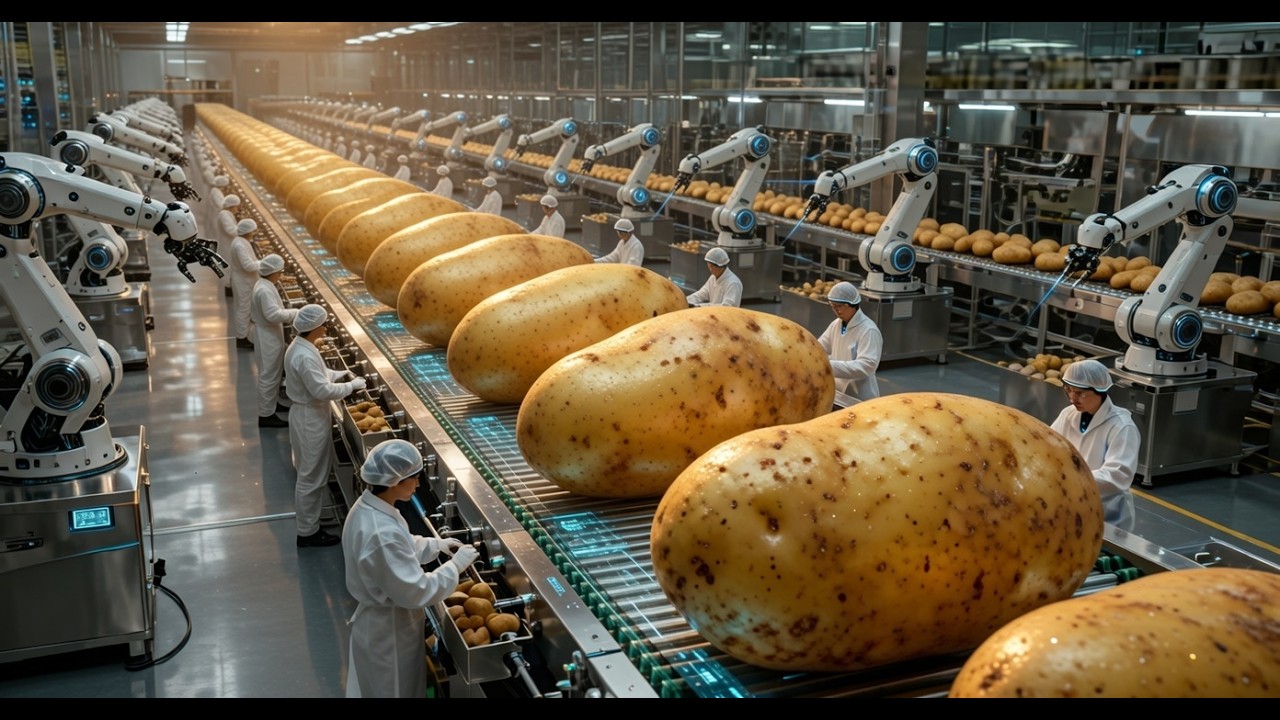 How 10 Million Pringles Are Made Every Day – Full Factory Process From US Potatoes to Stacked Cans