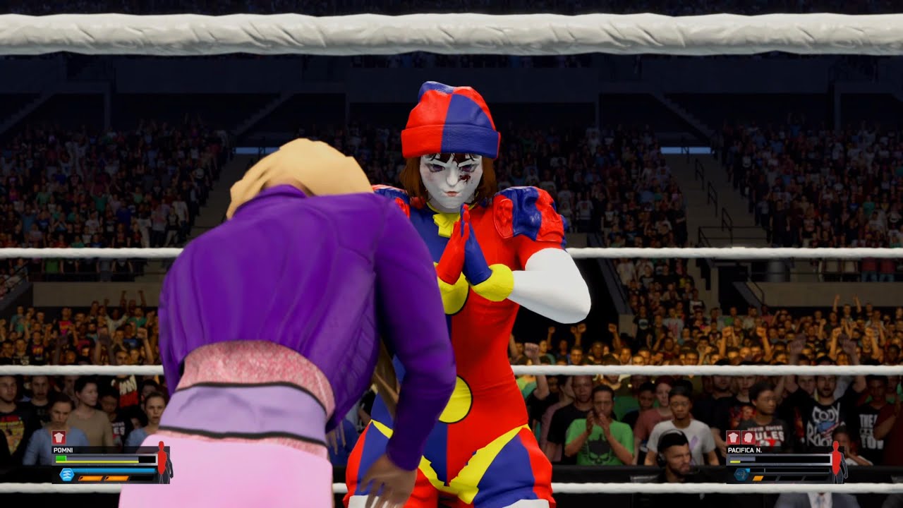 Pomni Vs Pacifica Northwest WWE 2K25