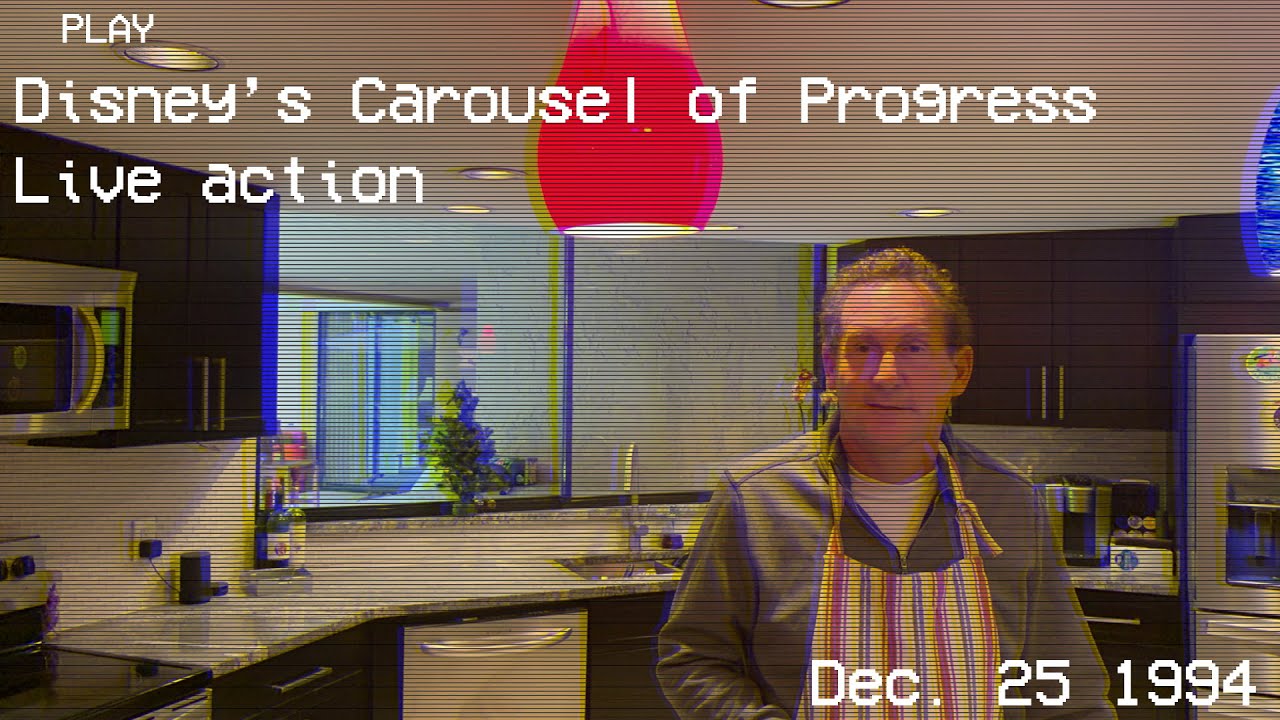Live Action Carousel of Progress! A Christmas Card.