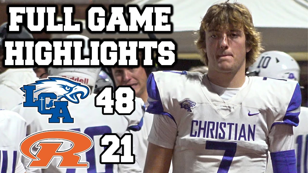 Lexington Christian Football tops Raceland in 2023 regular season finale | KY High School Football