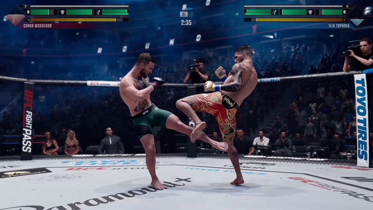 UFC 6 Конор МакГрегор против Ильи Топурии ПОЛНЫЙ МАТЧ | ГЕЙМПЛЕЙ UFC 6