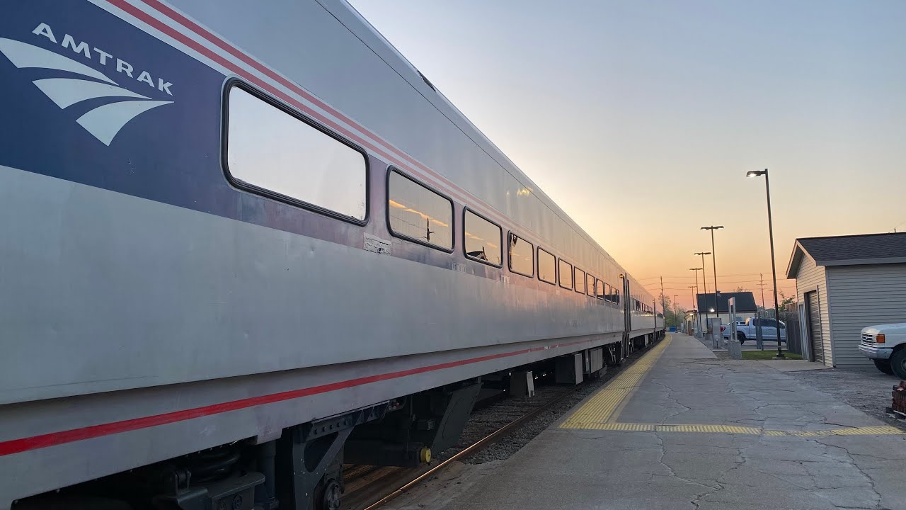 Riding Amtrak's Blue Water: Port Huron, MI to Chicago, IL 5/18/21