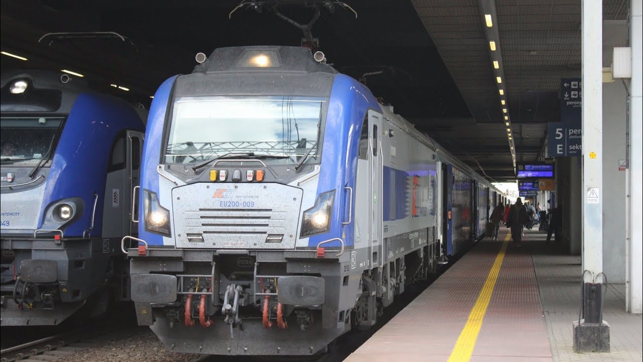 Odjazd EU200-009 z IC PODLASIAK z stacji Poznań Główny 