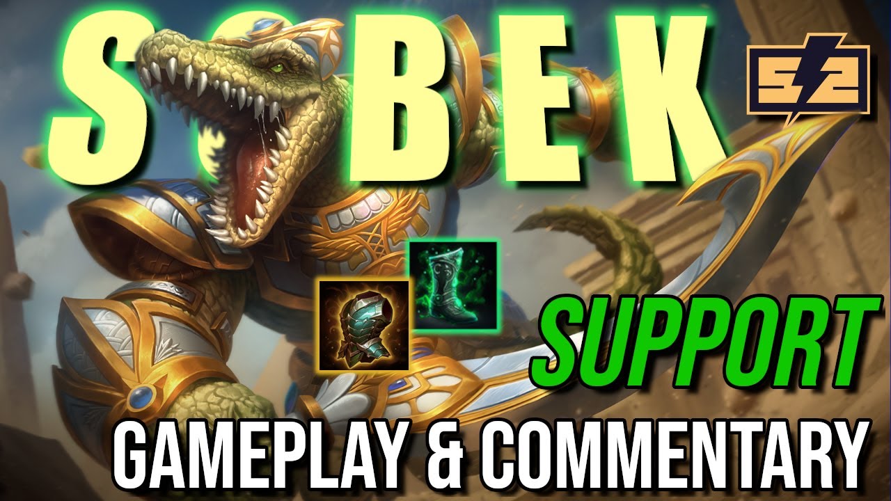 SOBEK SUPPORT BULLIES ADCS! // Ranked LIVE Gameplay & Commentary 