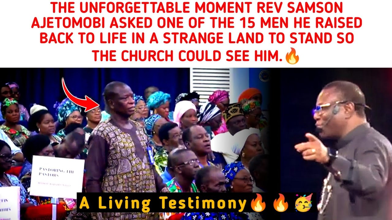 The Moment Rev Ajetomobi Asked One of the 15 Men He Raised Back to Life to Stand Before the Church🔥 