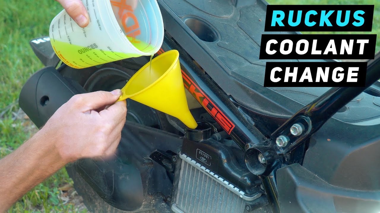 Honda Ruckus / Zoomer 50 - Coolant Change | Mitch's Scooter Stuff