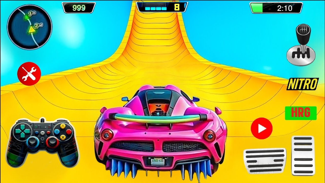 Extreme Sky Car Stunts: Mega Ramp Master Challenge Mobil Android GamePlay