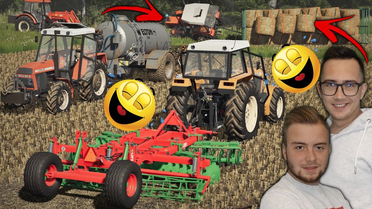 CIĄGNIKI PO REMONCIE! 😱 Szybkie Zbieranie Słomy, Gnojowica & Talerzowanie 👨‍🌾 