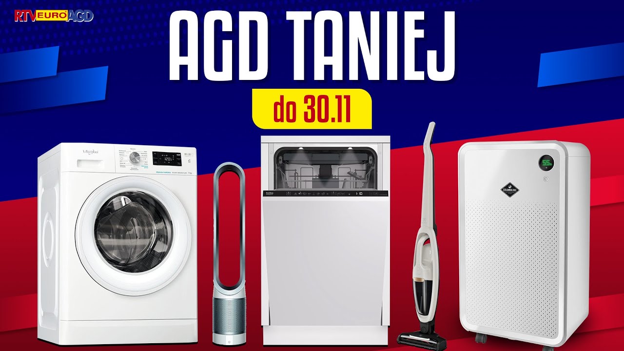AGD naprawdę taniej! Oczyszczacz Dyson, piec do pizzy, pralka 🍕 TYLKO do 30.11