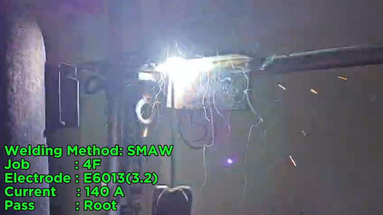 4F Welding Job Test Completed | SMAW Root Pass with E6013 Electrode