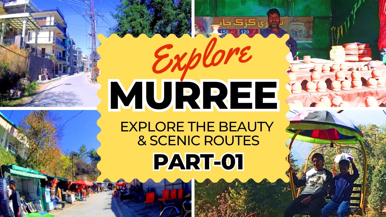 Exploring Murree – The Queen of Hills (Pt. 01) | Bike Ride to Murree Chairlift - The View Shocked Me